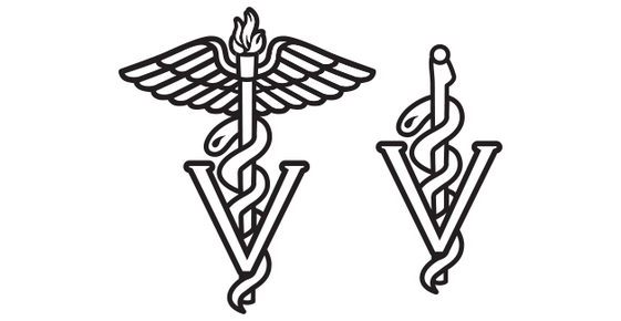 Veterinary medical symbol.